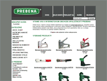 Tablet Screenshot of eshop.prebena.sk