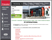 Tablet Screenshot of prebena.sk